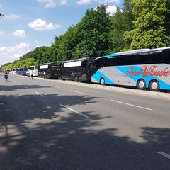 2. Busdemonstration in Berlin am 17.6. mit über 1000 Bussen aus ganz Deutschland 